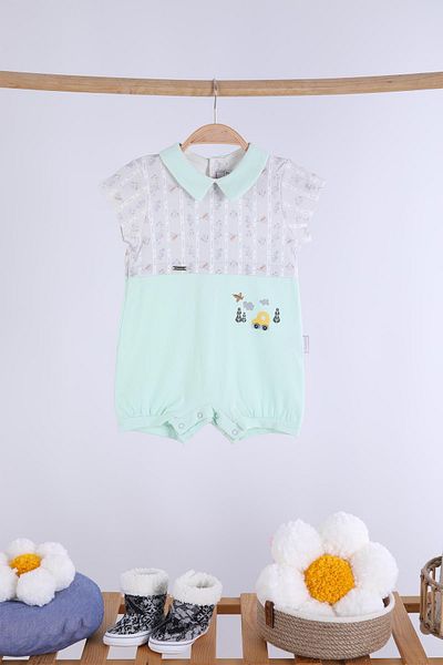 Babyhola 100% Cotton Baby Boy Jumpsuit 13668
