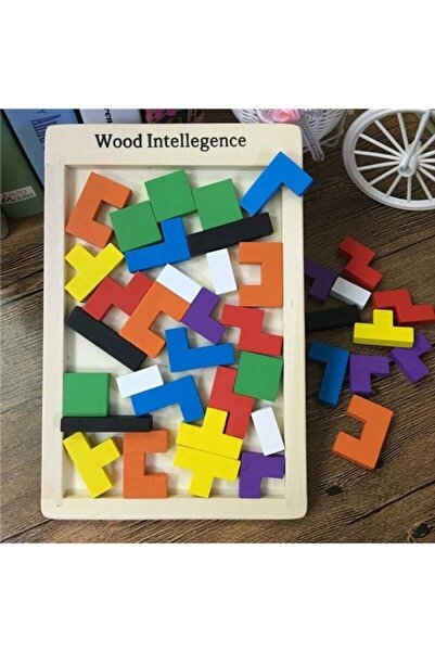 kaan oyuncak Ahşap Tetris Ahşap Parçalı Ithal Eğitici Oyuncak