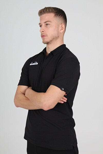 Diadora Μπλουζάκι Pique Black Camping