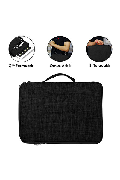 Microcase Huawei MatePad 11.5 S Tablet için Omuz Askılı ve El Tutacaklı Unive...