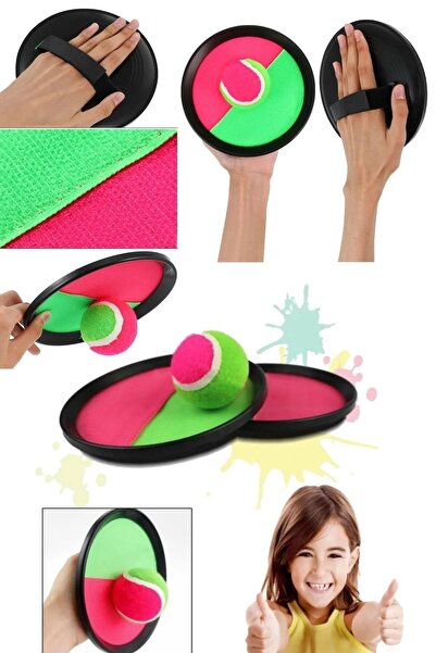 Hsport Çocuk Ve Yetişkin At Tut Oyunu Cırt Cırtlı Top Yakalama Eğlenceli Ve Eğitici Oyuncak Tenis Oyuncağı