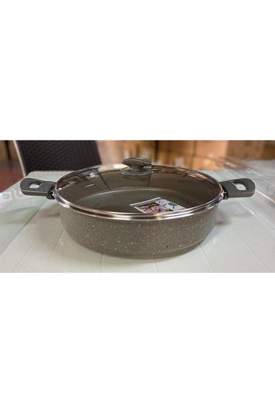 Mehtap 30 Cm Granite Karnıyarık Flat Pot