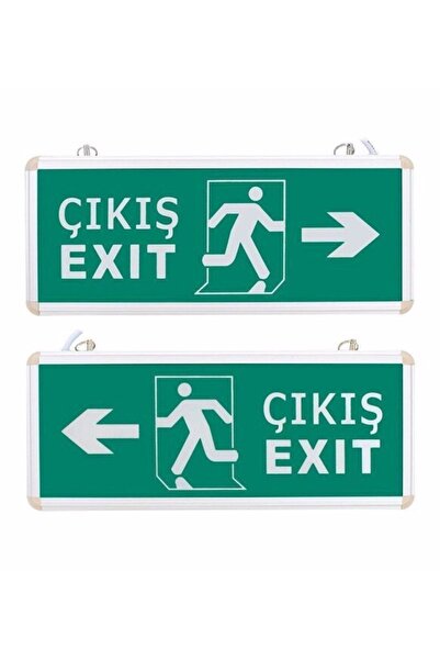 Cata Ct-9170 Ledli Exıt Armatür - Acil Çıkış Levhası (3 Saat Şarjlı)