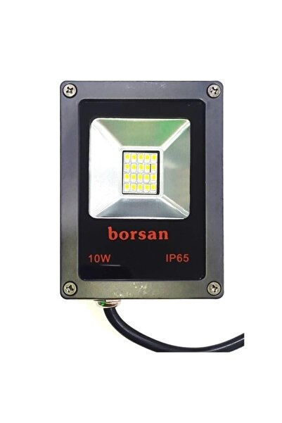 Borsan 10 Watt Led Projektör Beyaz Işık