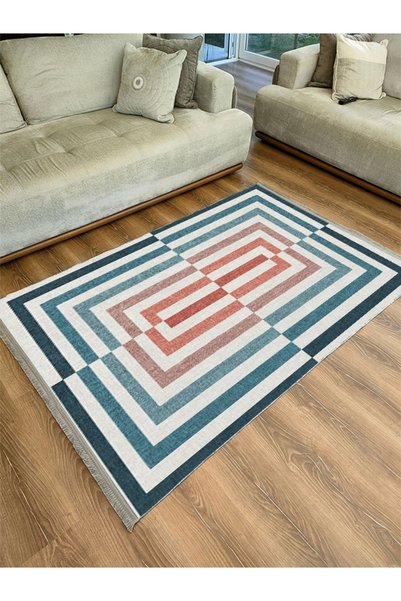 kilim home Covor de sufragerie, culoare geometrică, lavabil, antiderapant, pe...