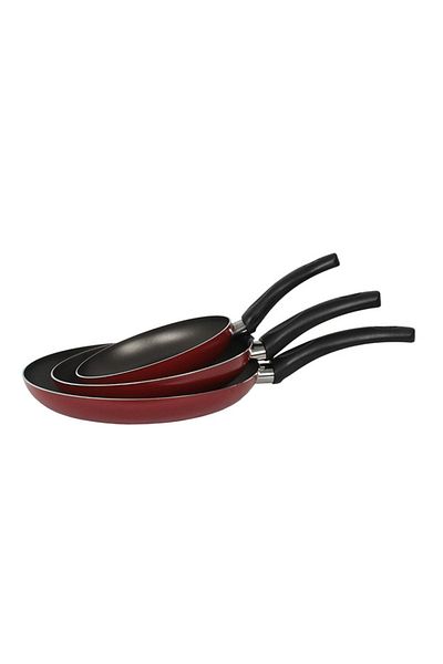 Mehtap 18-22-26 Cm Red 3-Piece Pan