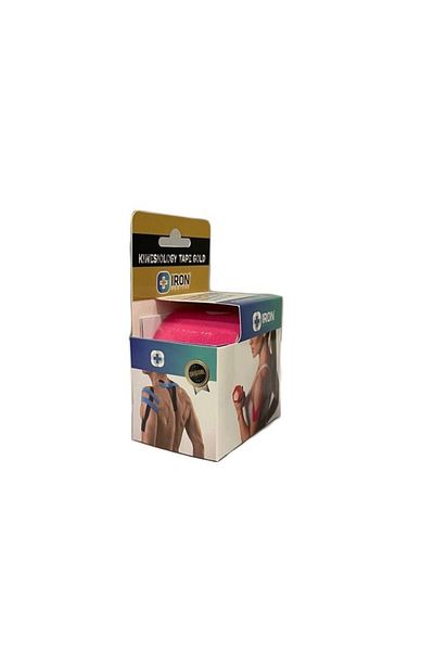 iron medical Kinesio Tape Pink Color Athlete Muscle Pain Patch