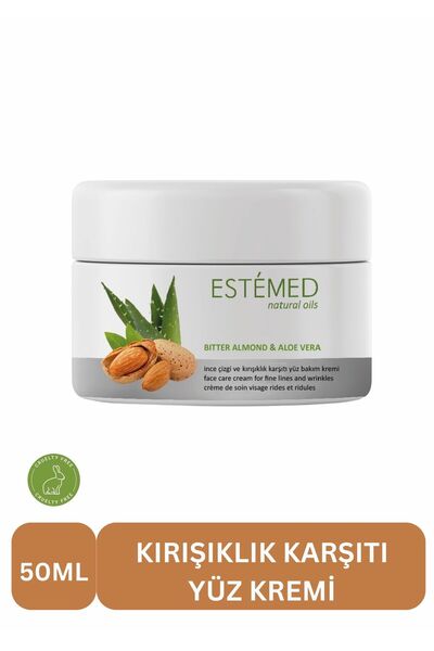 ESTEMED كريم الوجه المضاد للتجاعيد والخطوط الدقيقة واللوز الداكن والعناية بال...