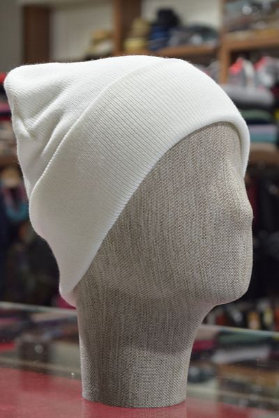 Göksu Şapka Acrylic Beret Fashion White