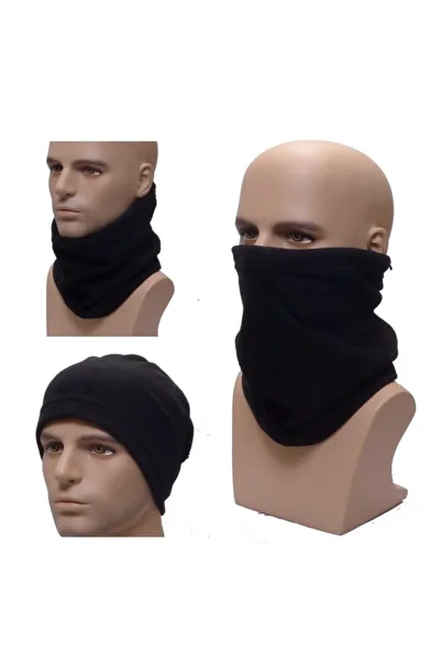 Rupen Kraft Rupen Kraft Unisex Thermal Polar Neck Collar Beanie A Quality
