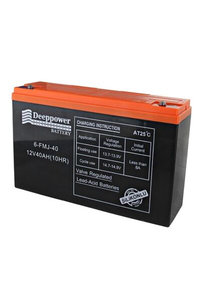 DEEPPOWER 12v 40 Ah Elektrikli Motorsiklet Aküsü