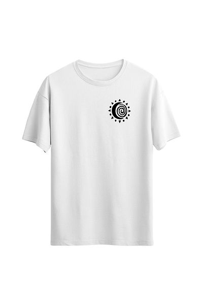 Açık Garaj Unisex Sun Printed Regular T-shirt