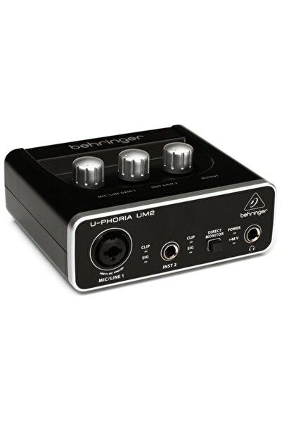 Behringer Um2 External Sound Card For Studio Recording