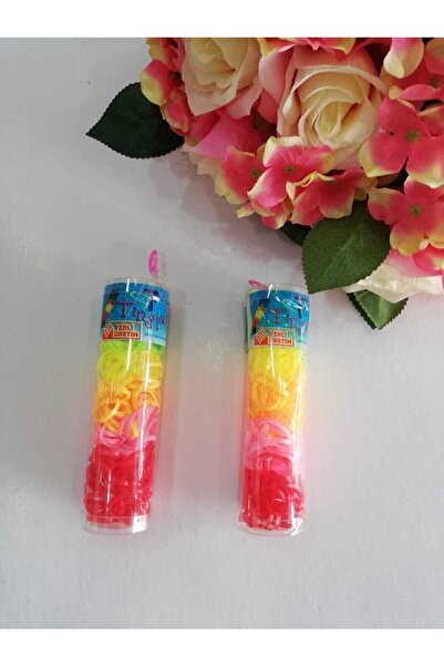 elahobi Πολύχρωμο ελαστικό για τα μαλλιά Cimcime, ελαστικό για πλεξούδες μαλλιών