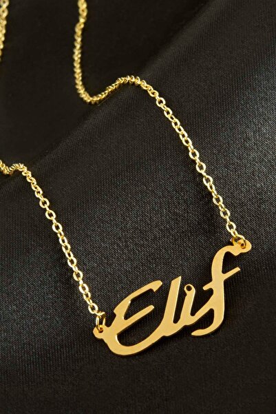 Bijuteri Net Elif isimli kolye (Kişiye Özel)
