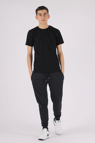 han collection Unisex Σετ αθλητικής φόρμας 5-16 ετών με μαύρο μπλουζάκι στο επάνω μέρος