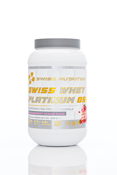 Swiss Nutrition Swiss Whey Platinum 85+ | Strawberry Dream Cake | 1020g / 34 ...