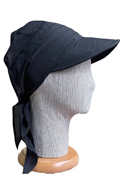 Rupen Kraft Tie-up Safari Women's Hat Scarf Hat Beach Hat Brimmed Bandana Hat