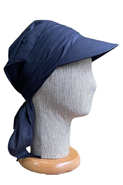 Rupen Kraft Tie-up Safari Women's Hat Scarf Hat Beach Hat Brimmed Bandana Hat