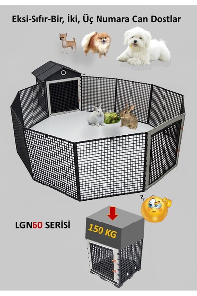 Leganest 62cm X 62 Cm X 62cm Köpek ,tavşan ,kedi .hamster .civciv. Tavuk. Yuva Çit Bahçe Yp_60ypcb