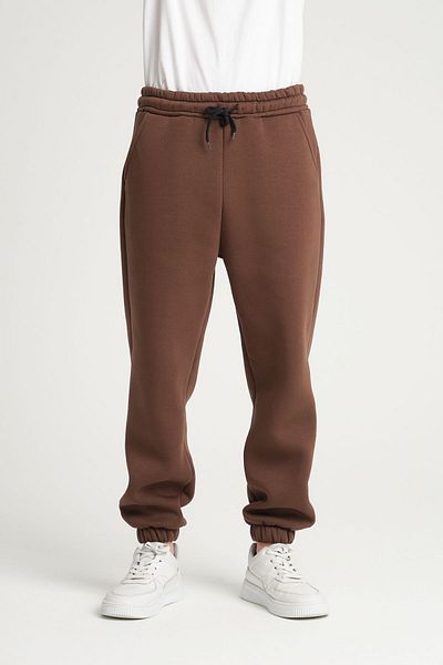 3 ROPE Φούτερ Unisex με τρεις κλωστές Fleece - Καφέ