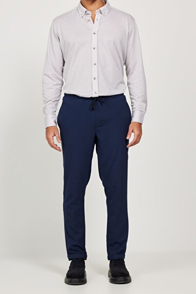 YAKAMEL Muške Elastično tkana tkanina - Hlače sa dvostrukim nogavicama i elas...