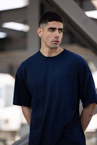 YAKAMEL Men's Oversize Casual Summer T-Shirt - Short Sleeve