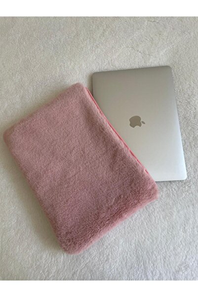 luckyjoys Powder Pink - Plush Laptop/Tablet/Ipad/Macbook Case for All Inches ...