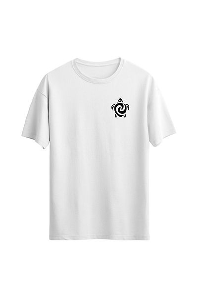 Açık Garaj Μίνιμαλ Μπλουζάκι με στάμπα χελώνας Unisex