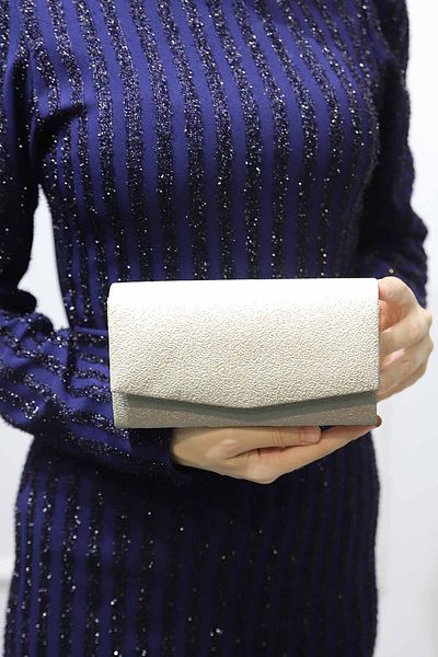 ROZA CANTA Γυναικεία τσάντα βραδινού φορέματος Sedef Crystal Mini Box Shoulder