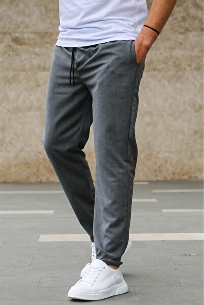 YAKAMEL Men's Jogger Trousers - Double Leg and Elastic Fabric