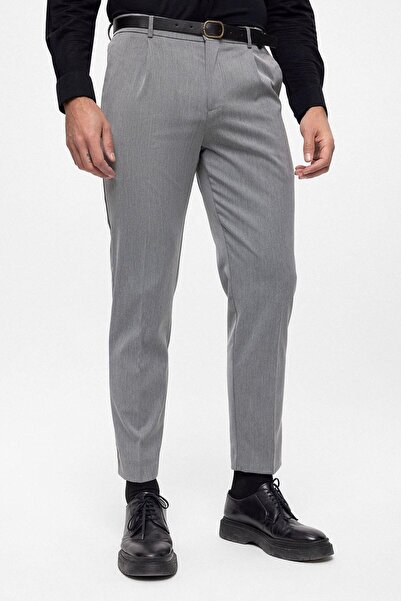 OKULCUBABA Men's School Quality - Flexible and Lycra Fabric Trousers