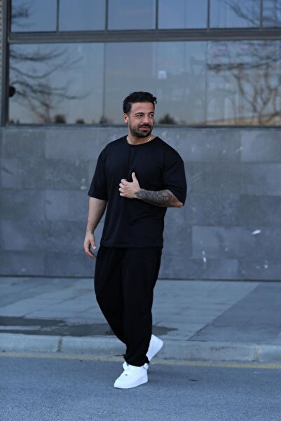 OKULCUBABA Ανδρικό Unisex Σετ Πιτζάμες με Άνετη Ελαστική Μέση