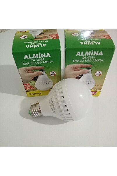 ALMİNA 12 watt şarjlı ampul