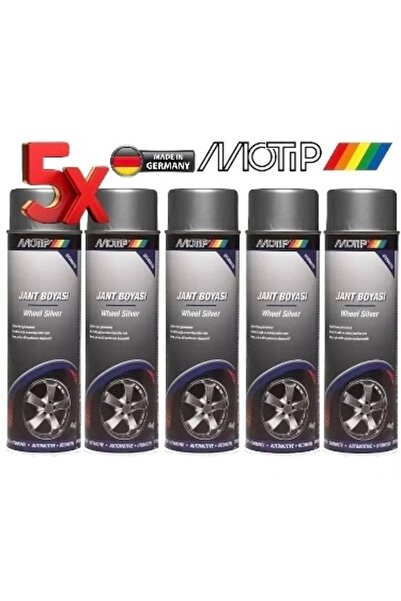 Motip Jant Boyası Universal Parlak 5 Adet Takım 500 ml