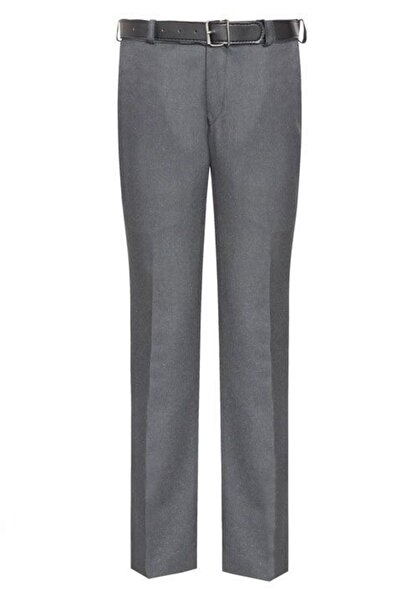 OKULCUBABA Men's Gray Young Size Lycra Comfortable School Pants