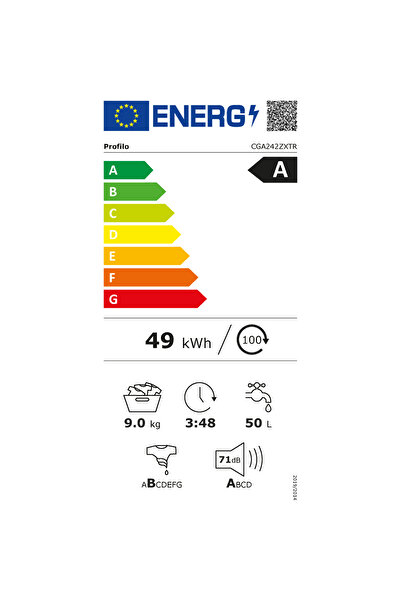 Profilo CGA242ZXTR A Enerji Sınıfı 9 Kg 1200 Devir Çamaşır Makinesi