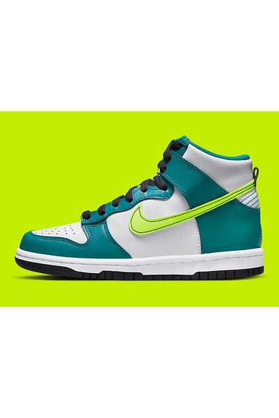 Nike Dunk High (Gs) White Young Children's Sneakers