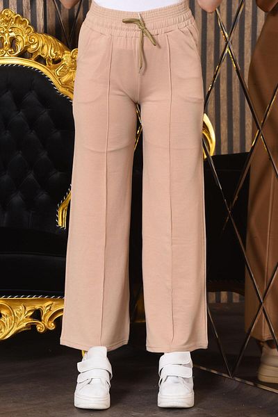 MİRA BUTİK Μαύρο Casual Loose Leg - Φούτερ με ελαστική μέση, δύο κλωστές