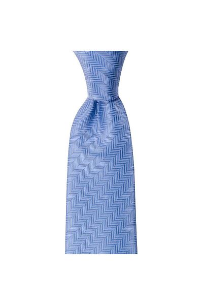 1001 Kravat Patterned Light Blue 8 cm Wide Tie