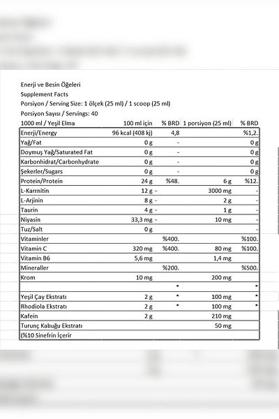 Conlast Proflaks Plus Vitamax - 300 gr L-Carnitine, 3000 mg Gift