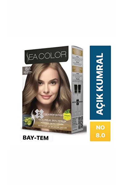 seacolor Sea Color Saç Boyası Açık Kumral 8.0