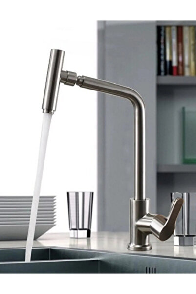 EFDAL YAPI MİMARLIK mutfak bataryası inox 360 derece dönebilen joistik kafa 3...