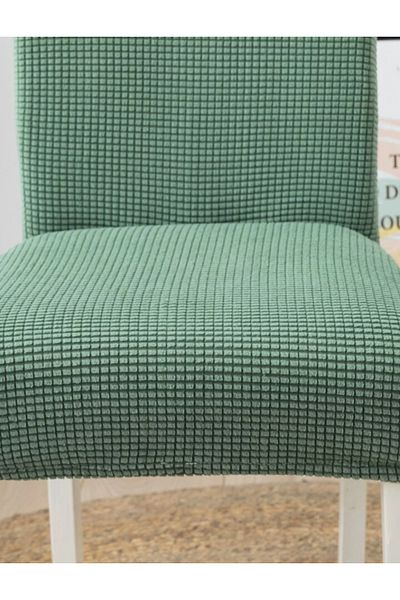 ÖZMAKAN Κάλυμμα καρέκλας Mint Green Lycra - Πλένεται 1 Τεμάχιο