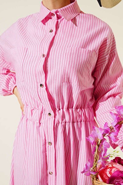 YILMAZBARMAZ Γυναικείο φόρεμα με μεταλλικό κουμπί