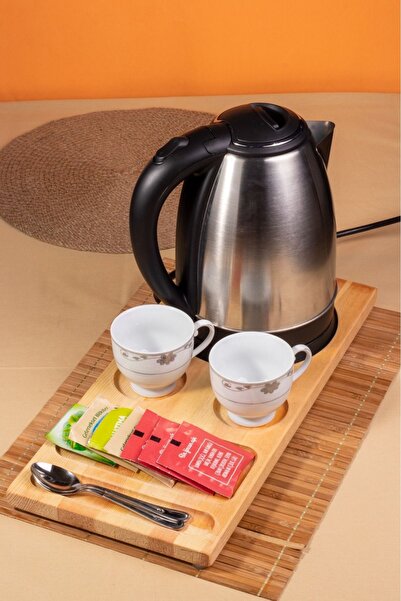 DDATELİER 1 Piece Kettle Presentation Tray, Hotel Presentation Tray, Cup Tea Coaster, Kettle Presentation, Hotel Catering Tray