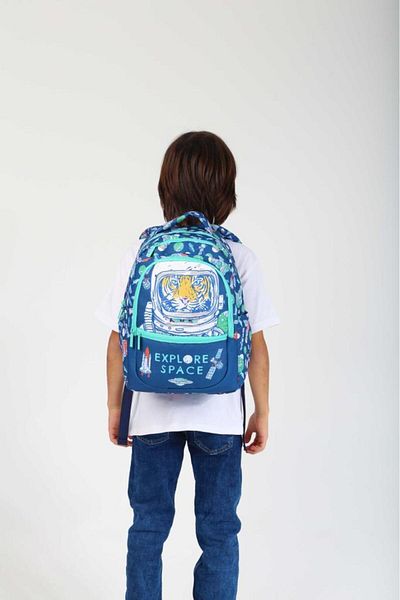 KAUKKO L5164 Model Square Tiger Kids Backpack