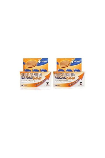 Sustenium Coq-10 Triple Action - 30 Tablets x 2 = 60 Tablets Skt.30.06.2024