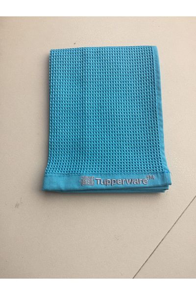 Tupperware Glass Cloth Blue 1 Piece(40X40)