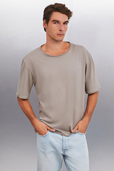 GRIMELANGE Ανδρικό μπλουζάκι DAVINSONO Mink - Άνετη εφαρμογή